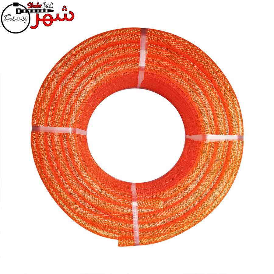 شلنگ آب آجدار نخدار سه لایه سایز 2 | “1/2 نارنجی رادکار RADKAR