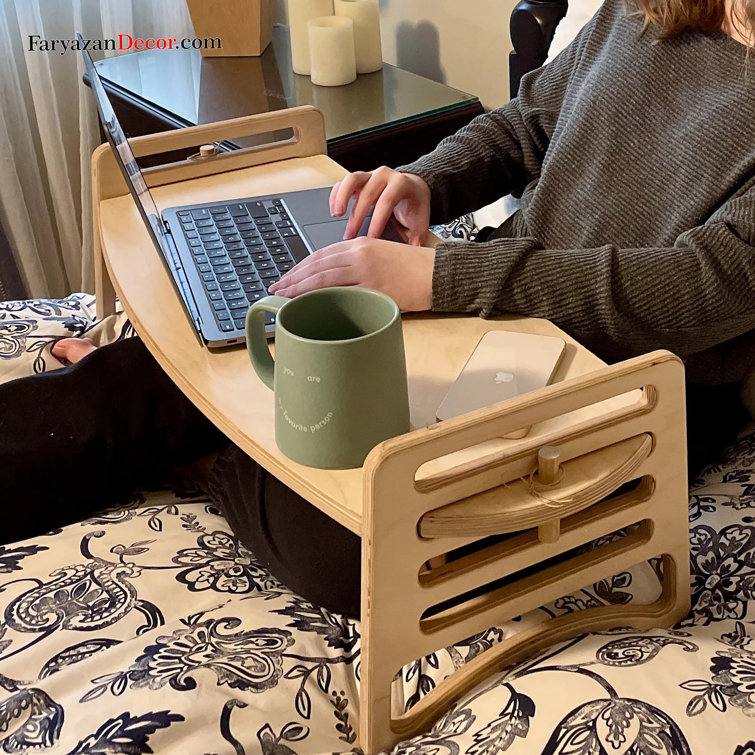 میز لپ تاپ فریازان دکور مدل T1 — تصویر ۱۱