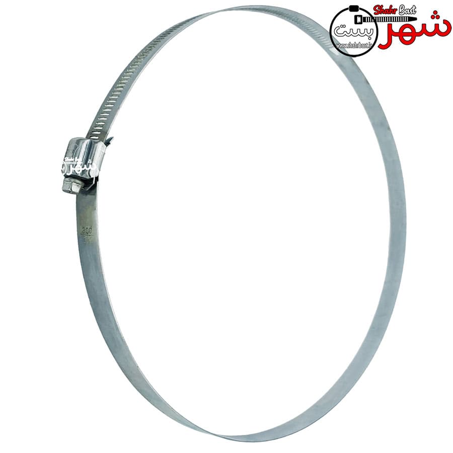 بست شلنگ فلزی سایز 300/320میلیمتر برند اف اف (Ff)