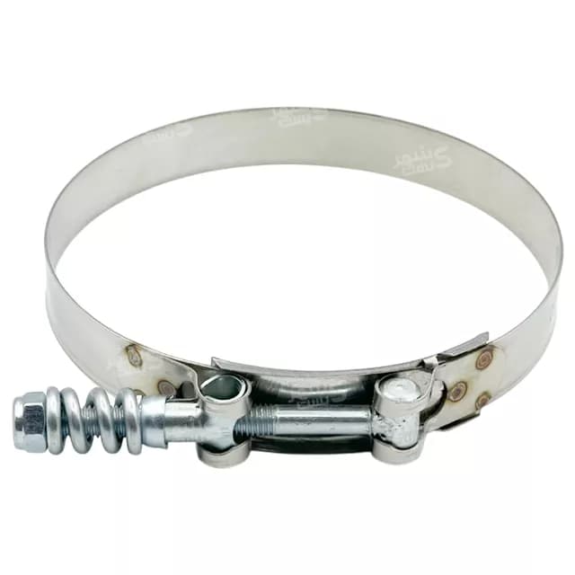 بست استیل فنردار فشار قوی کلمپر(CLAMPER) سایز۱۳۳-۱۲۵ میلیمتر