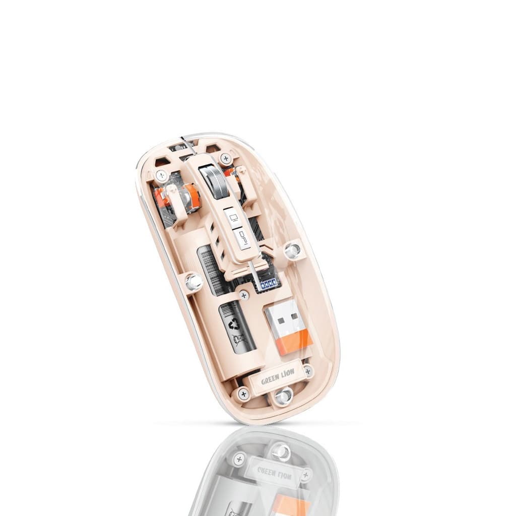 موس بلوتوثی گرین لاین Green Lion Transparent Mouse 2 — تصویر ۵