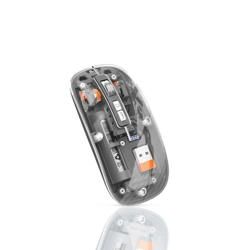 موس بلوتوثی گرین لاین Green Lion Transparent Mouse 2 — تصویر ۳
