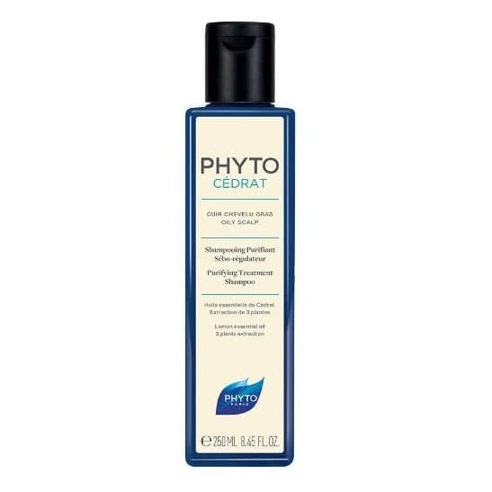 شامپو ضد ریزش فیتو phyto پوست سر و موی چرب مدل Cedrat حجم 250 میل