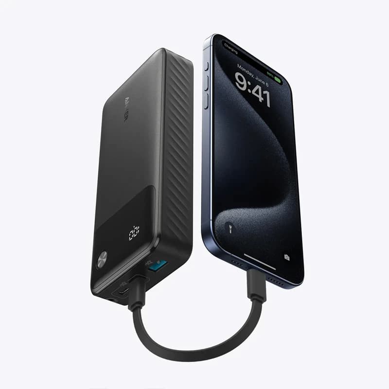 پاوربانک 30 وات انکر مدل A1384 ظرفیت 20000 میلی آمپر ساعت به همراه کابل USB-C — تصویر ۵