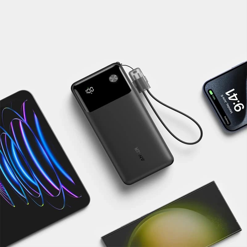 پاوربانک 30 وات انکر مدل A1384 ظرفیت 20000 میلی آمپر ساعت به همراه کابل USB-C — تصویر ۶