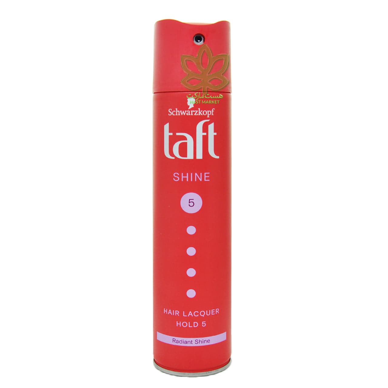 اسپری حالت دهنده مو براق کننده ( شماره ۵ ) ۲۵۰ میل شاین تافت شوارزکف – taft