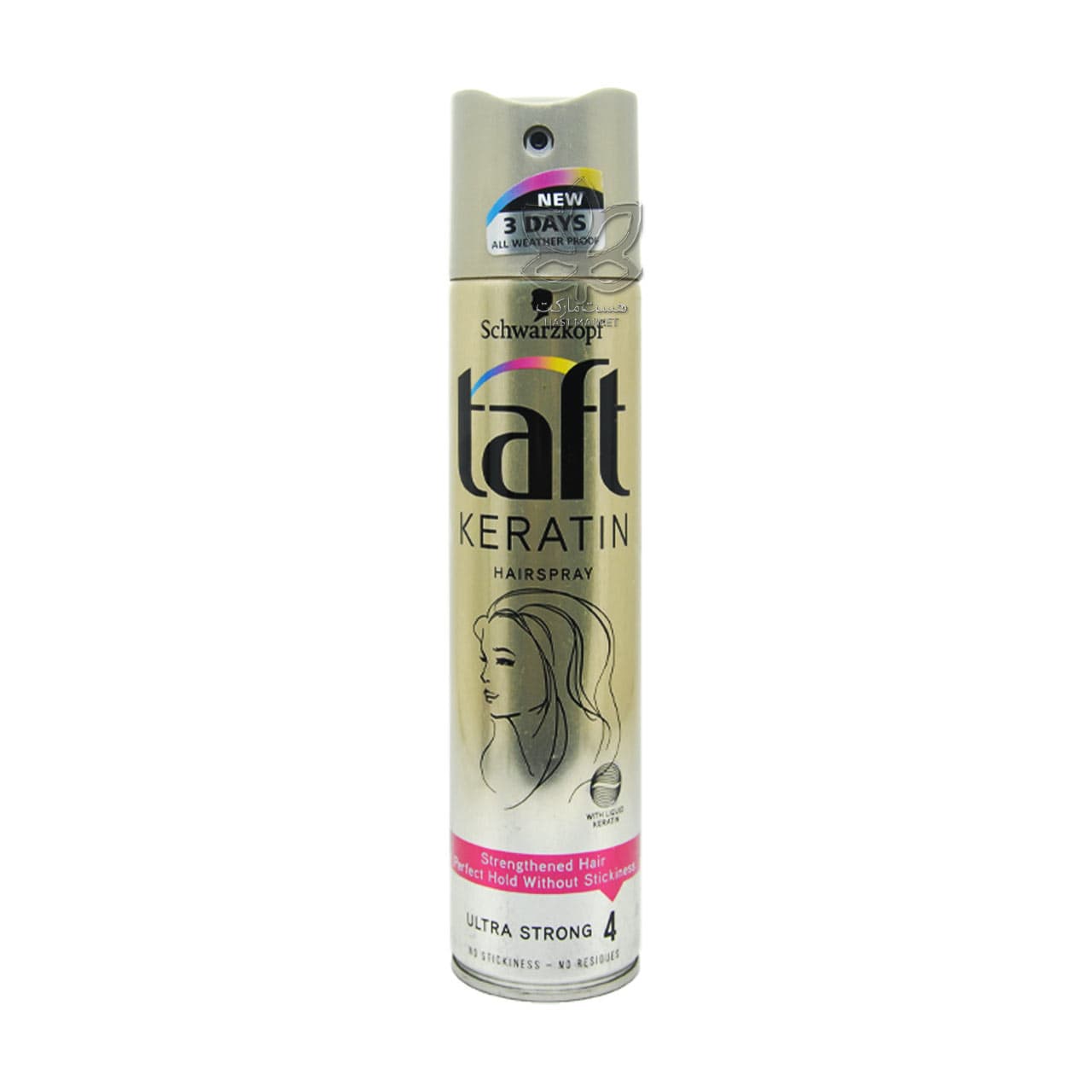 اسپری حالت دهنده مو کراتین ( شماره ۴ ) ۲۵۰ میل تافت شوارزکف – taft