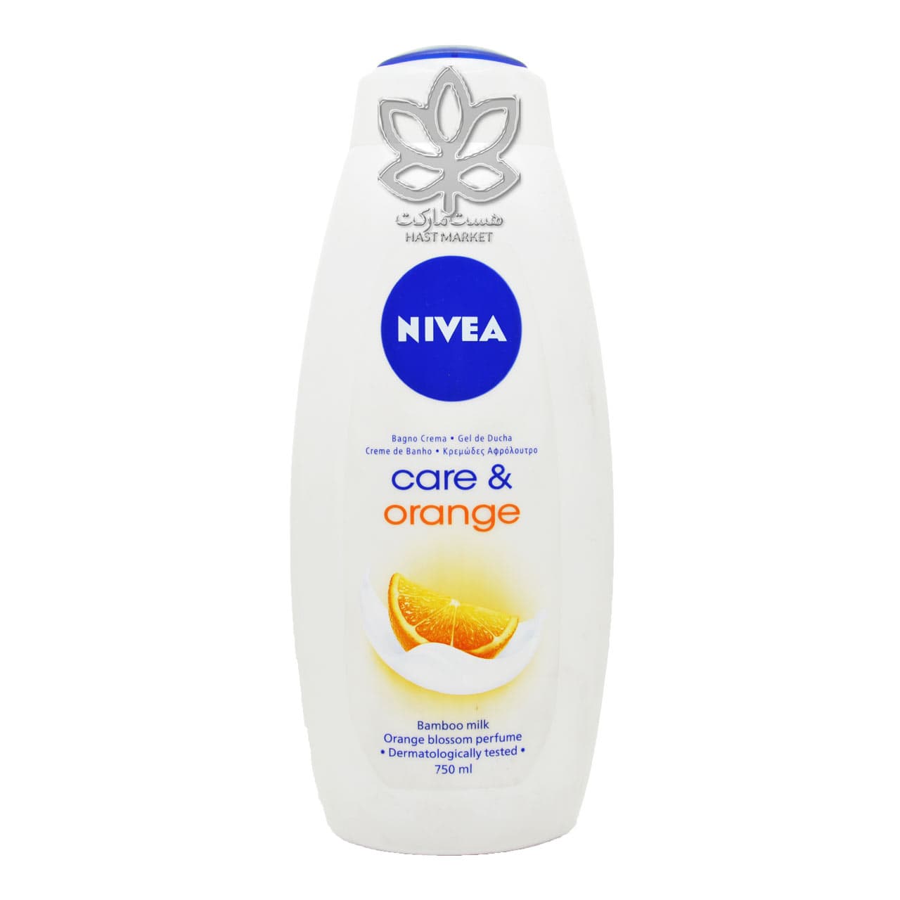 شامپو بدن کرمی رایحه شکوفه های پرتقال ۷۵۰ میل نیوا – nivea