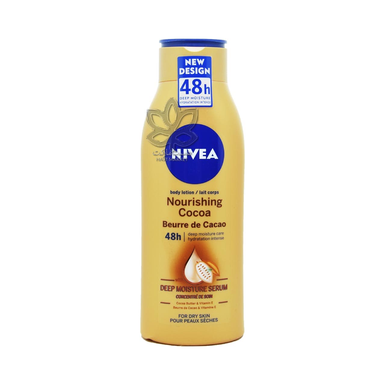لوسیون بدن مغذی عمیق پوست با کره کاکائو ۴۰۰ میل نیوآ – nivea