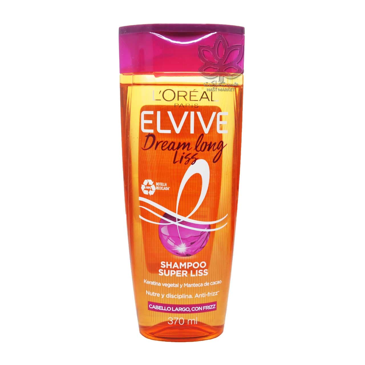 شامپو مغذی ضد موخوره کراتین گیاهی و کره کاکائو 370 میل لورآل – loreal