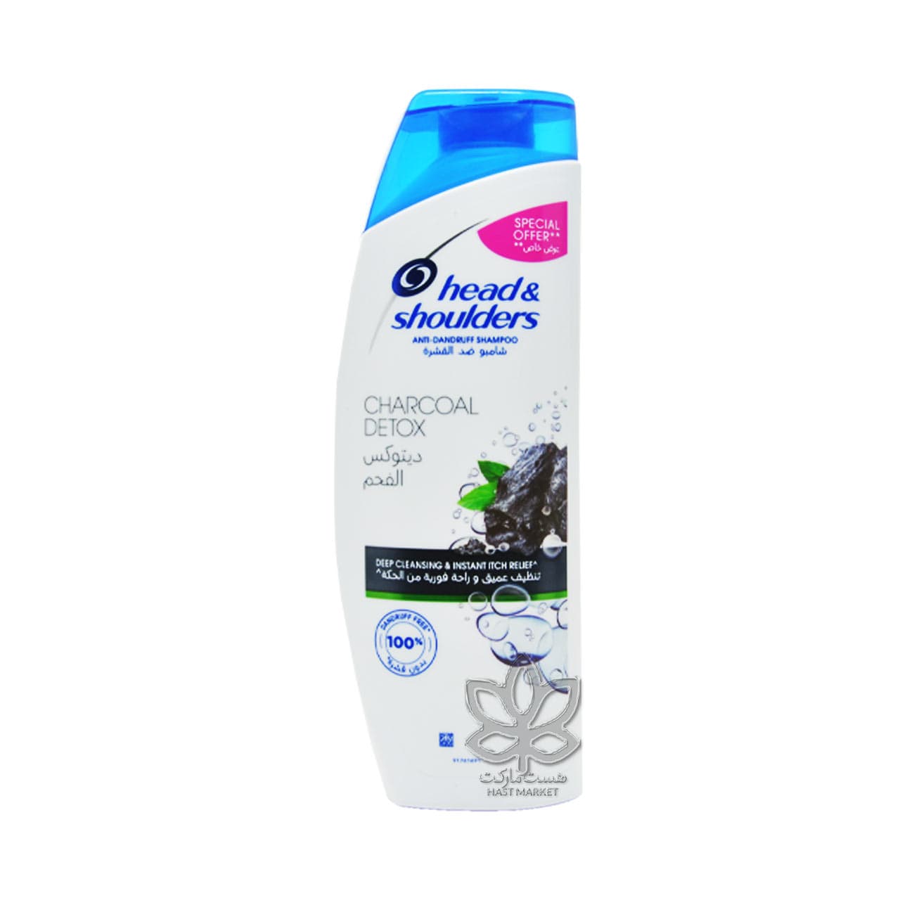 شامپو ضد شوره پاک کننده عمیق دیتاکس ( با زغال فعال ) ۴۰۰ میل هد اند شولدرز – head & shoulders