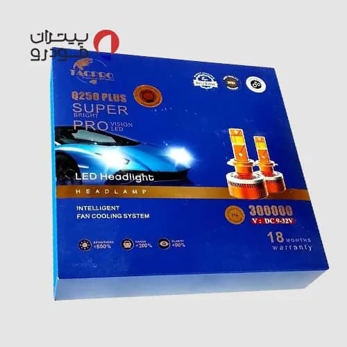 هدلایت Q250 Plus تک پرو – لنزو [H1 ,H4 ,H7] — تصویر ۵