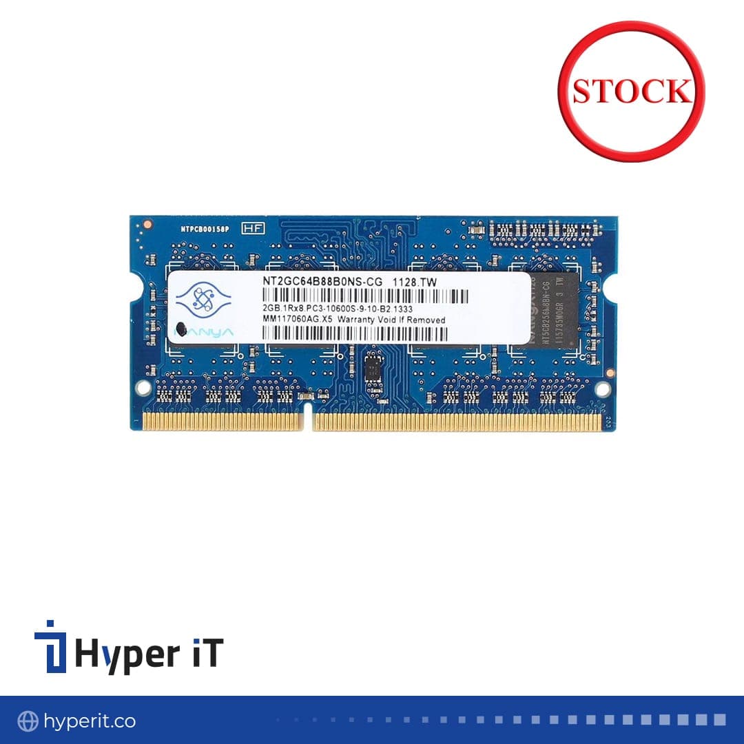 رم لپ تاپ نانیا DDR3 ظرفیت 2 گیگابایت(استوک)