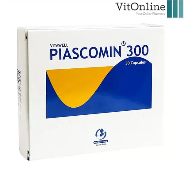 کپسول ویتاول پیاسکومین 300 میلی گرم مهبان دارو 30 عدد — تصویر ۱۱