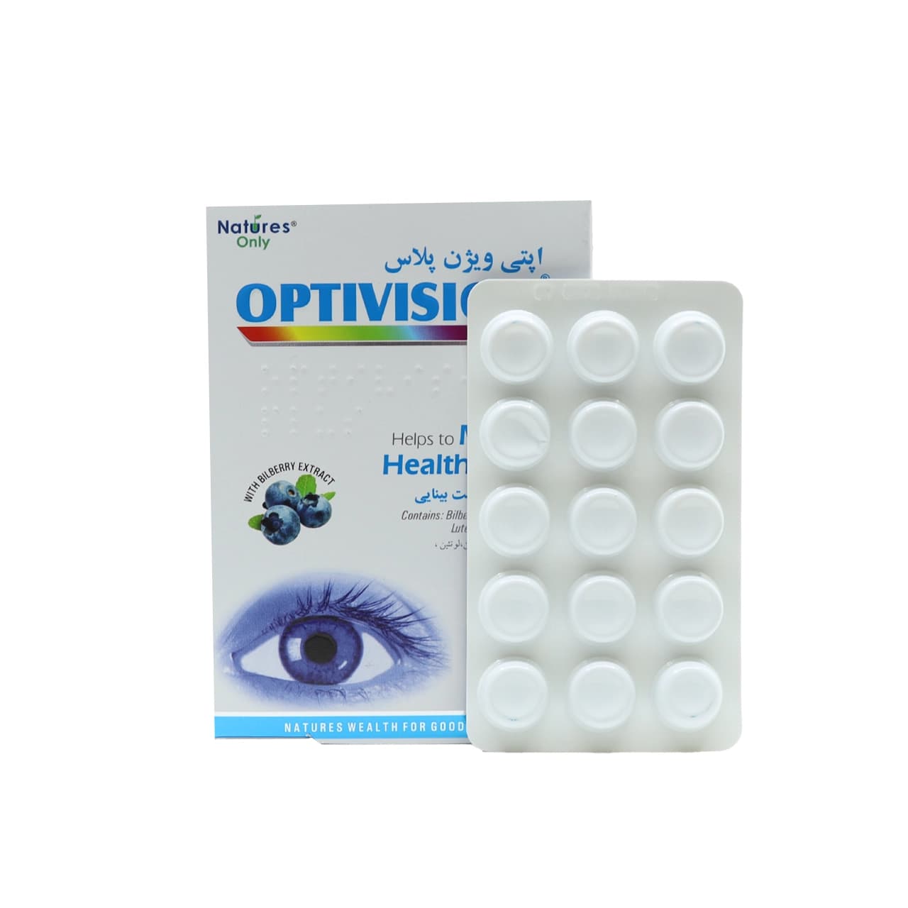کپسول اپتی ویژن پلاس نیچرز اونلی 30 عدد