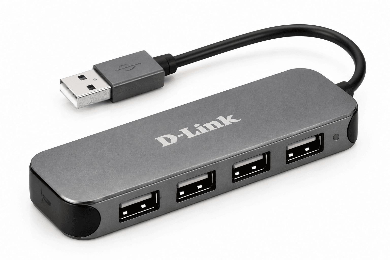 هاب USB چهار پورت D-Link DUB-H4 با آداپتور برق | USB Hub دی لینک