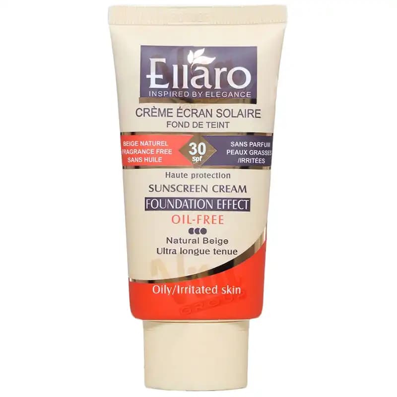 کرم ضد آفتاب کرم پودری الارو SPF30 فاقد چربی حجم 40 میل — تصویر ۳