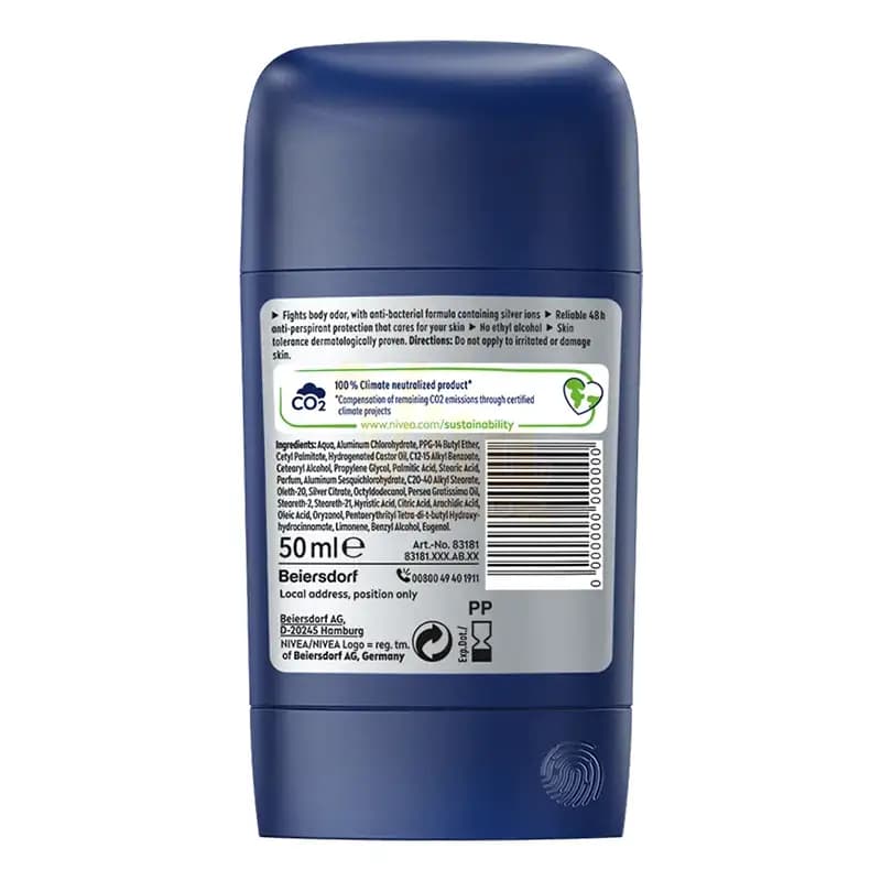 مام استیک مردانه نیوا Silver Protect حجم 50 میل — تصویر ۳