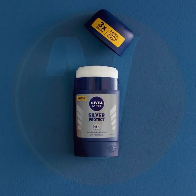 مام استیک مردانه نیوا Silver Protect حجم 50 میل — تصویر ۴