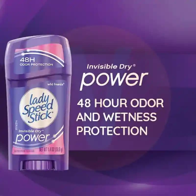 مام استیک لیدی اسپید پاور Invisible Dry Power وزن 65 گرم — تصویر ۳