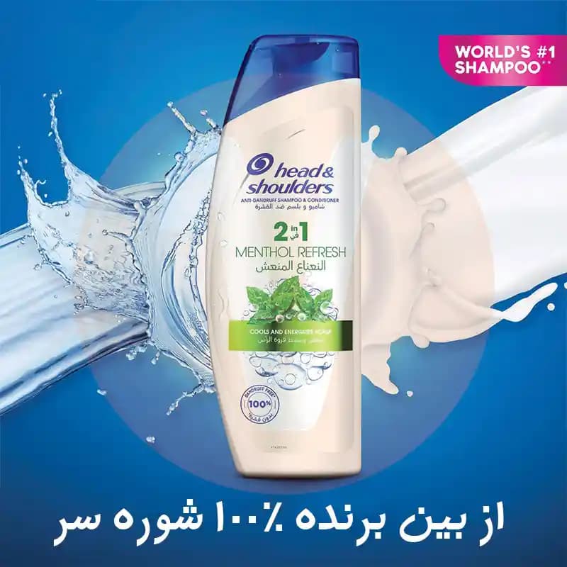 شامپو هد اند شولدرز نعنا حجم 300 میل — تصویر ۸