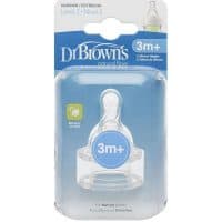 سر شیشه باریک دو عددی +3 ماه دکتر براونز DR.Brown’s
