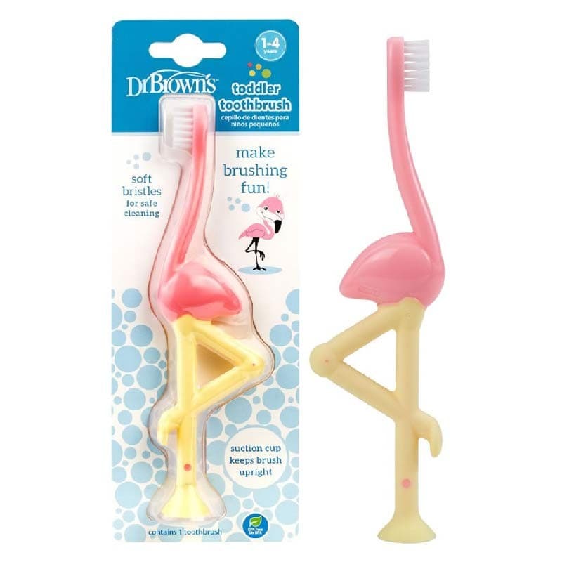 مسواک کودک طرح فلامینگو دکتر براونز DR.Brown’s