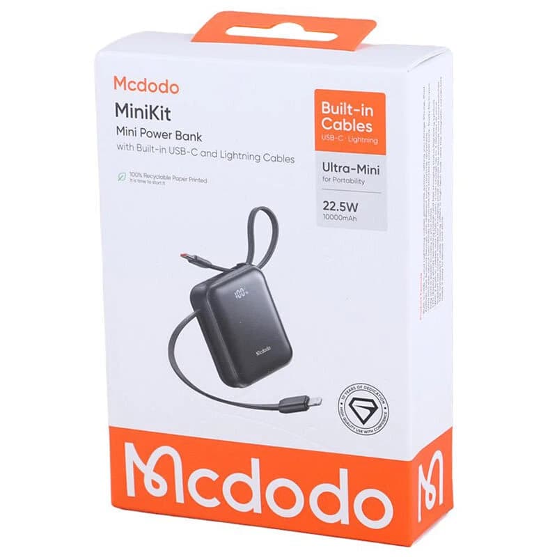 پاور بانک فست شارژ مک دودو Minikit MC-862 PD 22.5W ظرفیت 10000 میلی آمپر ساعت — تصویر ۸