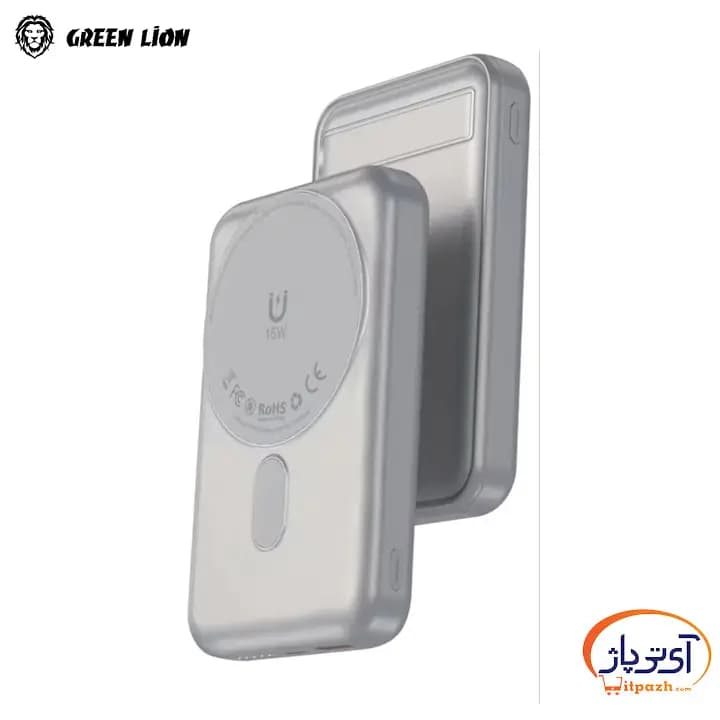 پاوربانک مگسیف گرین لاین Lagos MagSafe توان 22.5 وات ظرفیت 10000 میلی آمپر — تصویر ۵