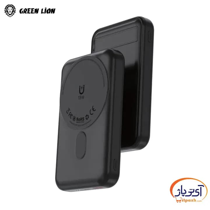 پاوربانک مگسیف گرین لاین Lagos MagSafe توان 22.5 وات ظرفیت 10000 میلی آمپر — تصویر ۳