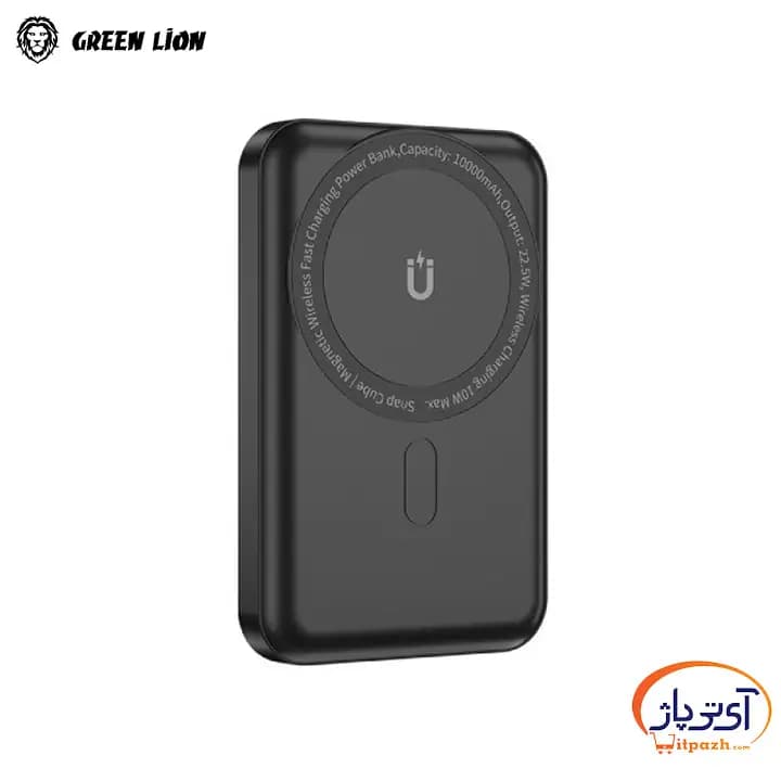 پاوربانک مگسیف گرین لاین Lagos MagSafe توان 22.5 وات ظرفیت 10000 میلی آمپر