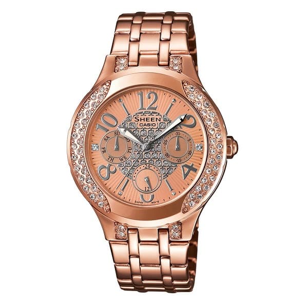 ساعت مچی زنانه کاسیو مدل CASIO SHE-3803PG-9AUDR