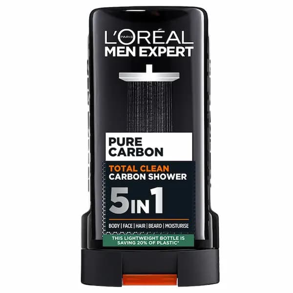 شامپو سر و بدن لورآل Loreal مدل Pure Carbon
