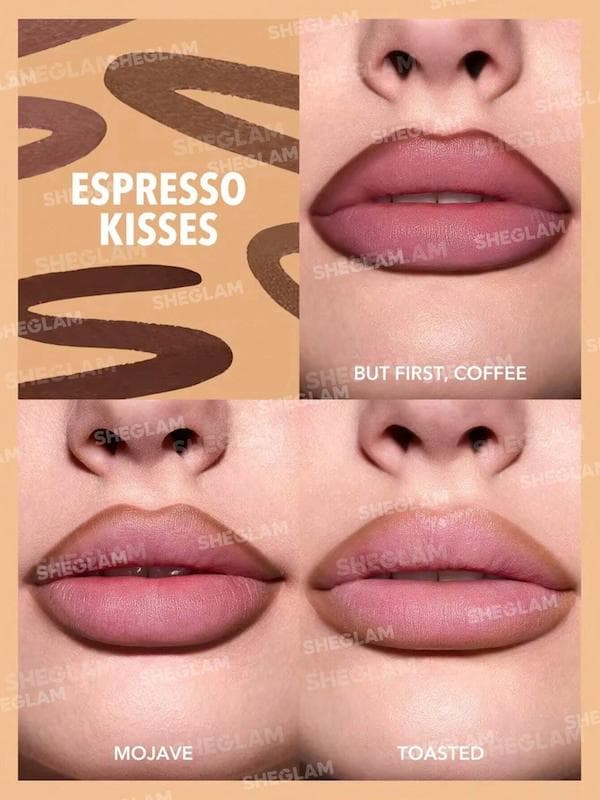 ست خط لب مدل Espresso Kisses شیگلم — تصویر ۱۰