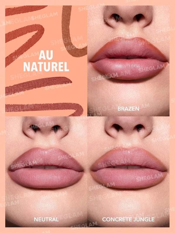 ست خط لب مدل Au Naturel شیگلم — تصویر ۱۰