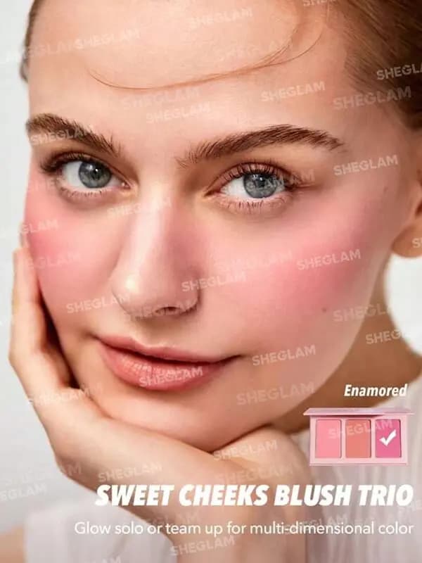 رژگونه 3رنگ enamored شیگلم — تصویر ۵