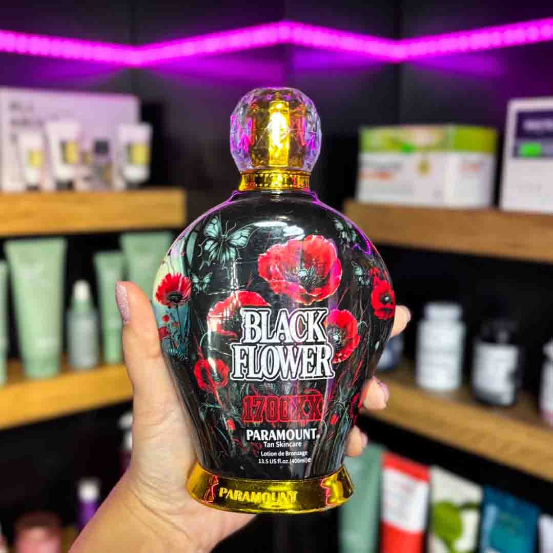 لوسیون سولاریوم پارامونت مدل BLACK FLOWER حجم 400 میل کد (3132)