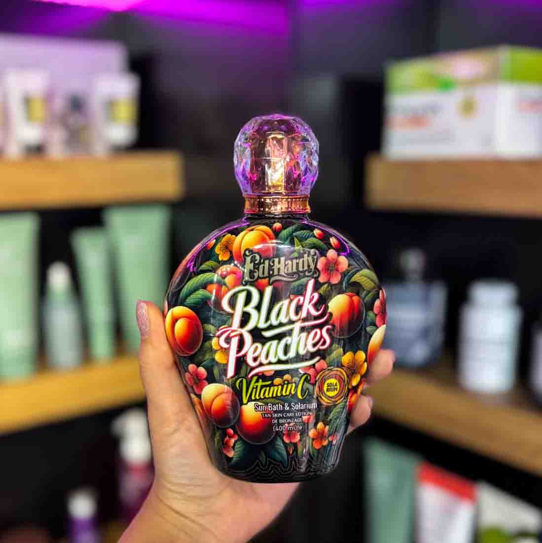 لوسیون سولاریوم ادهاردی مدل Black PEACHES حجم 400 میل کد (3126)