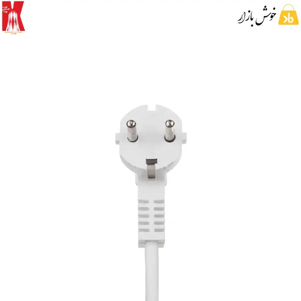 محافظ برق لوازم صوتی و تصویری خیام مدل KH8021 با قفل کودک و کابل 1.8 متر — تصویر ۶