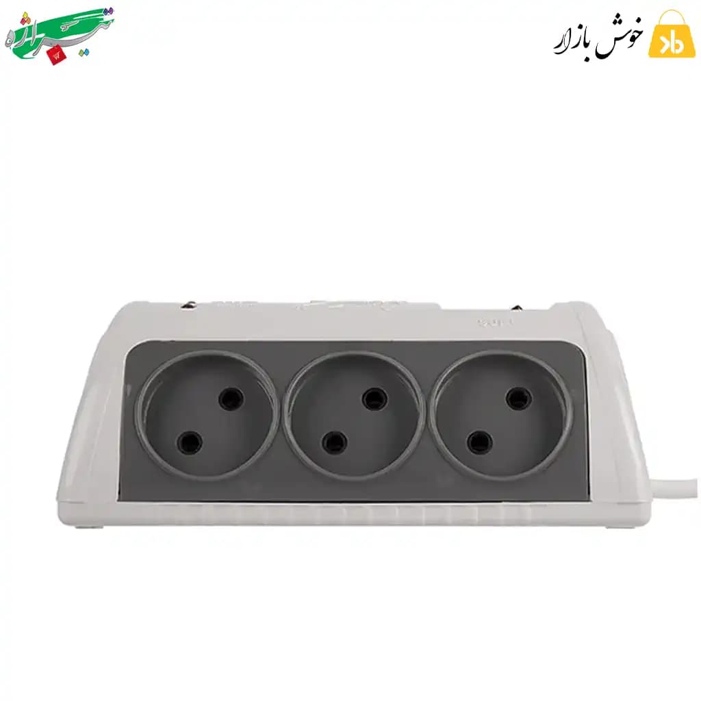 محافظ برق کامپیوتر و لوازم صوتی و تصویری تیراژه مدل فانتزی با کابل 3 متری — تصویر ۴