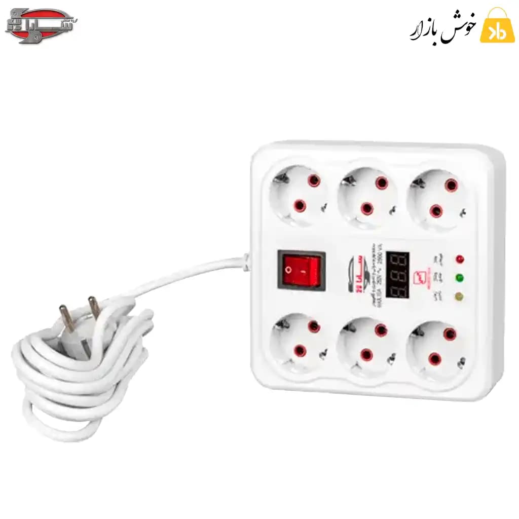 محافظ برق لوازم صوتی و تصویری و کامپیوتر سارا مدل P256c — تصویر ۶