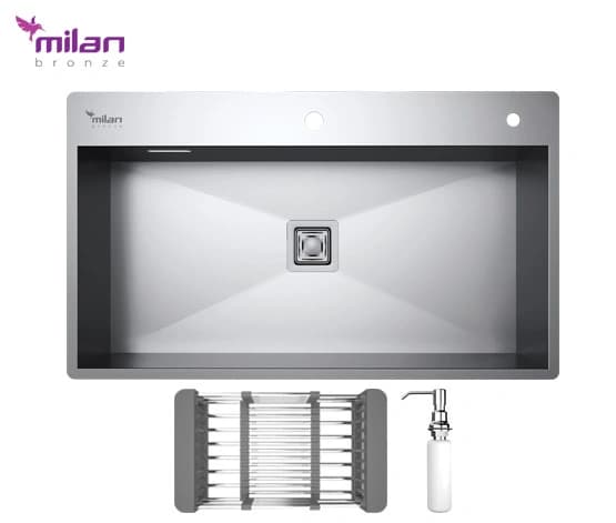 سینک ظرفشویی توکار استیل میلان مدل 4090