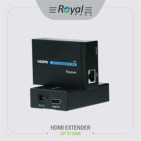 اکستندر HDMI شبکه رویال مدل 60 متر به همراه آداپتور — تصویر ۶