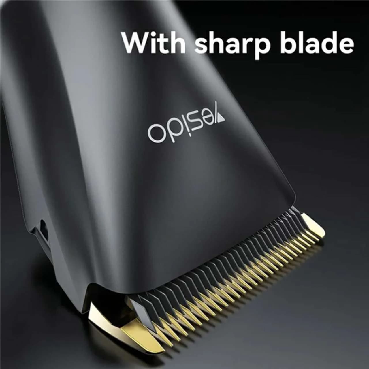 ماشین اصلاح موی سر و صورت شارژی Yesido مدل MG06 – مشکی (گارانتی 12 ماه تعویض نیکان همراه) — تصویر ۱۲