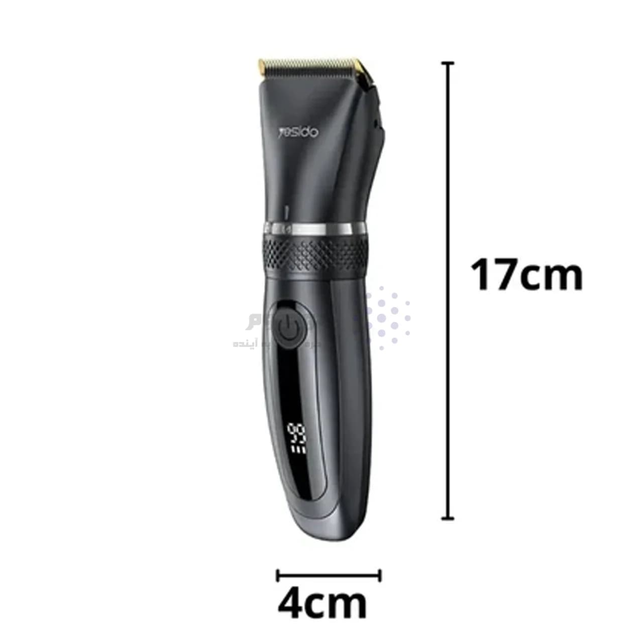 ماشین اصلاح موی سر و صورت شارژی Yesido مدل MG06 – مشکی (گارانتی 12 ماه تعویض نیکان همراه) — تصویر ۹