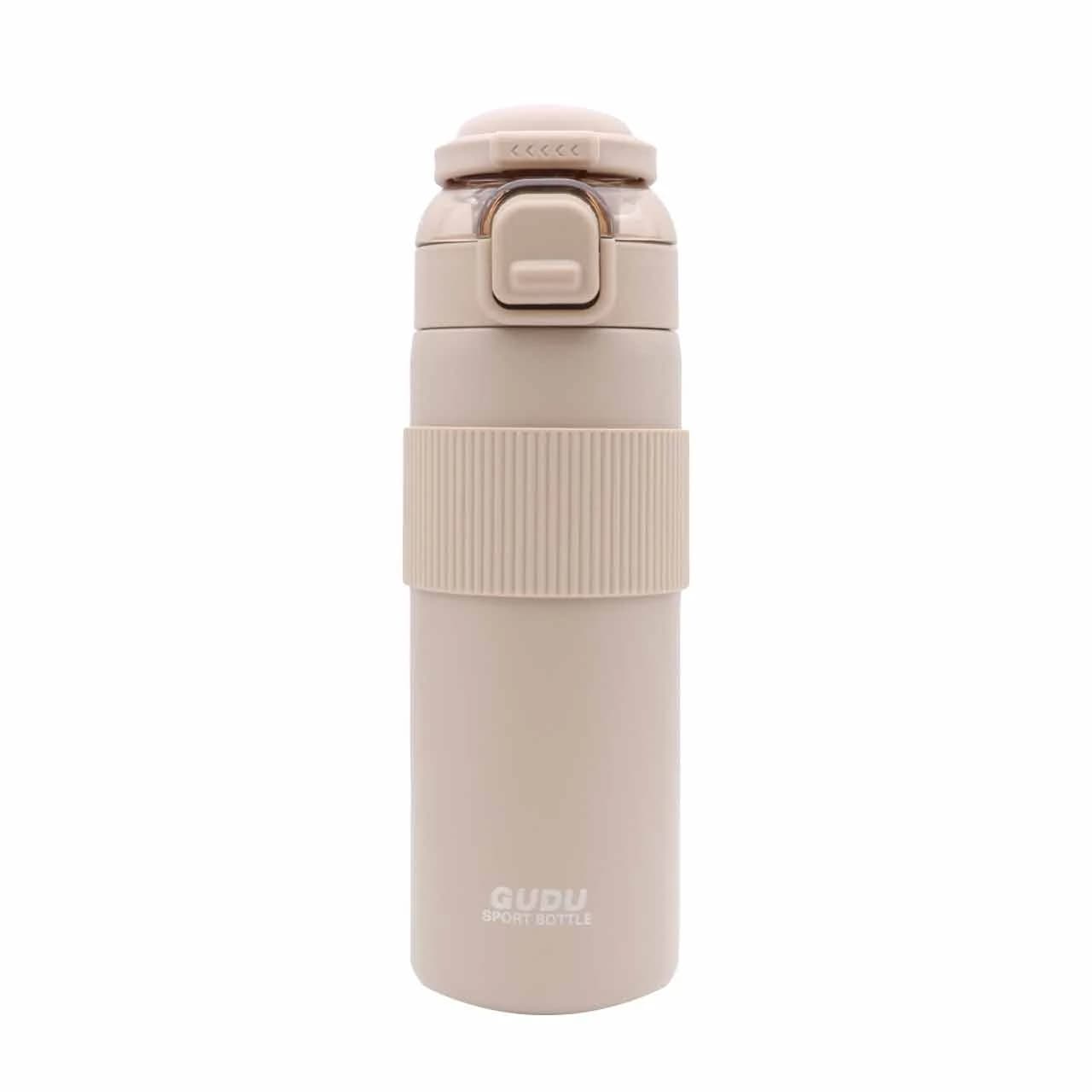 تراول ماگ Gudu مدل H-BW-1378 ظرفیت 700 میلی لیتر – کرم — تصویر ۲