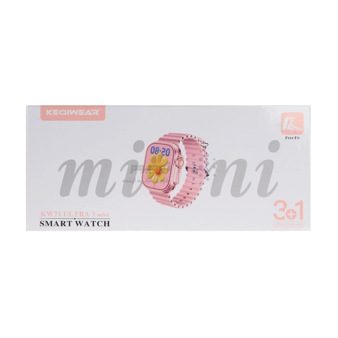 پک ساعت هوشمند KEQIWEAR مدل KW71 ULTRA3 MINI – مشکی — تصویر ۴
