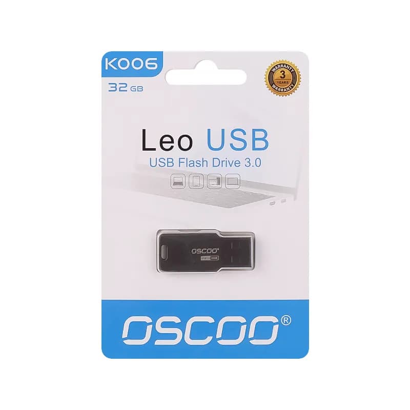 فلش مموری USB3.0 اوسکو مدل Leo K006 ظرفیت 32 گیگابایت — تصویر ۱۰