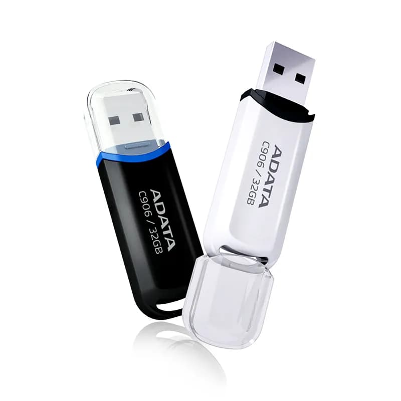 فلش مموری USB2.0 ای دیتا مدل Classic C906 ظرفیت 32 گیگابایت سفید — تصویر ۵