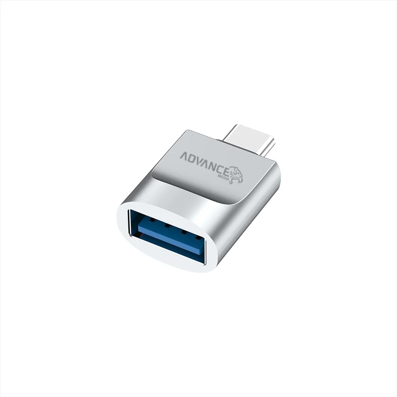 تبدیل Advance Media Type-C To USB3.0 مدل A-G6 – نقره ای (گارانتی یکساله ویستا حافظه)